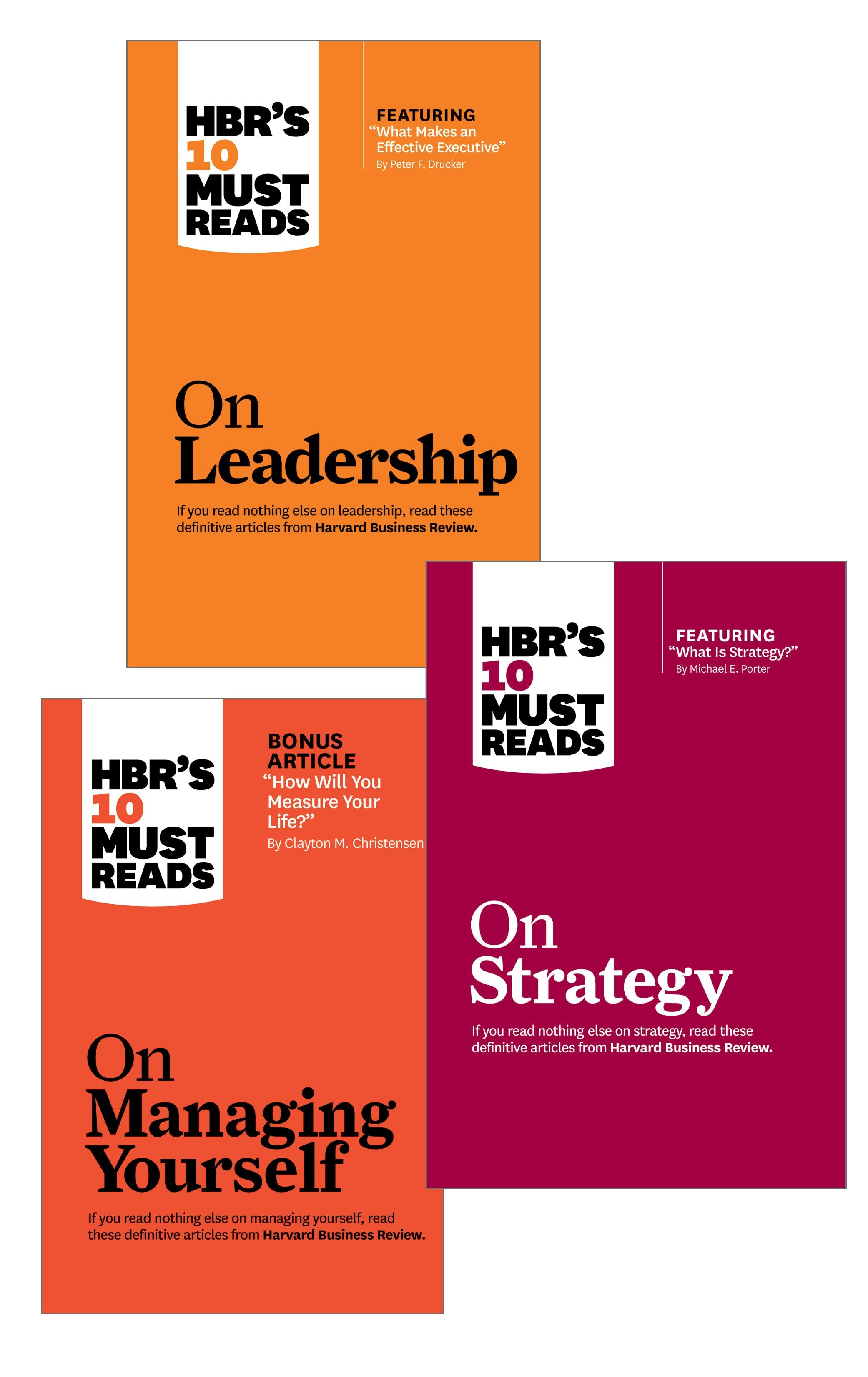 Book cover image for HBR's 10 Must Reads Leader's Collection (3 Books) ISBN: 9781625278135